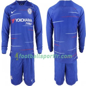 Tenue Chelsea Enfant Domicile 2018-2019 Maillot de Foot ML